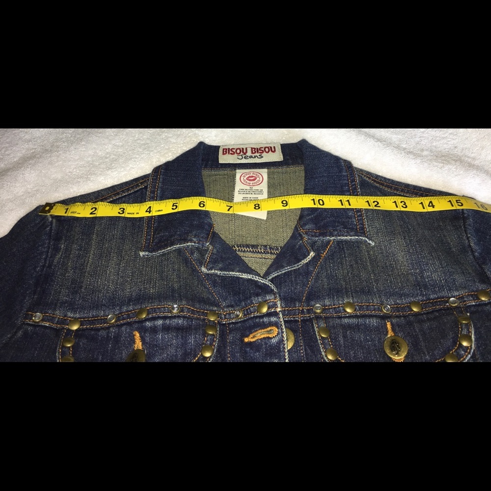 Denim embellished jacket - Picture 3 of 12